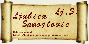 Ljubica Samojlović vizit kartica
